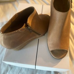 Lucky Brand, Cognac, Size 11 bootie.